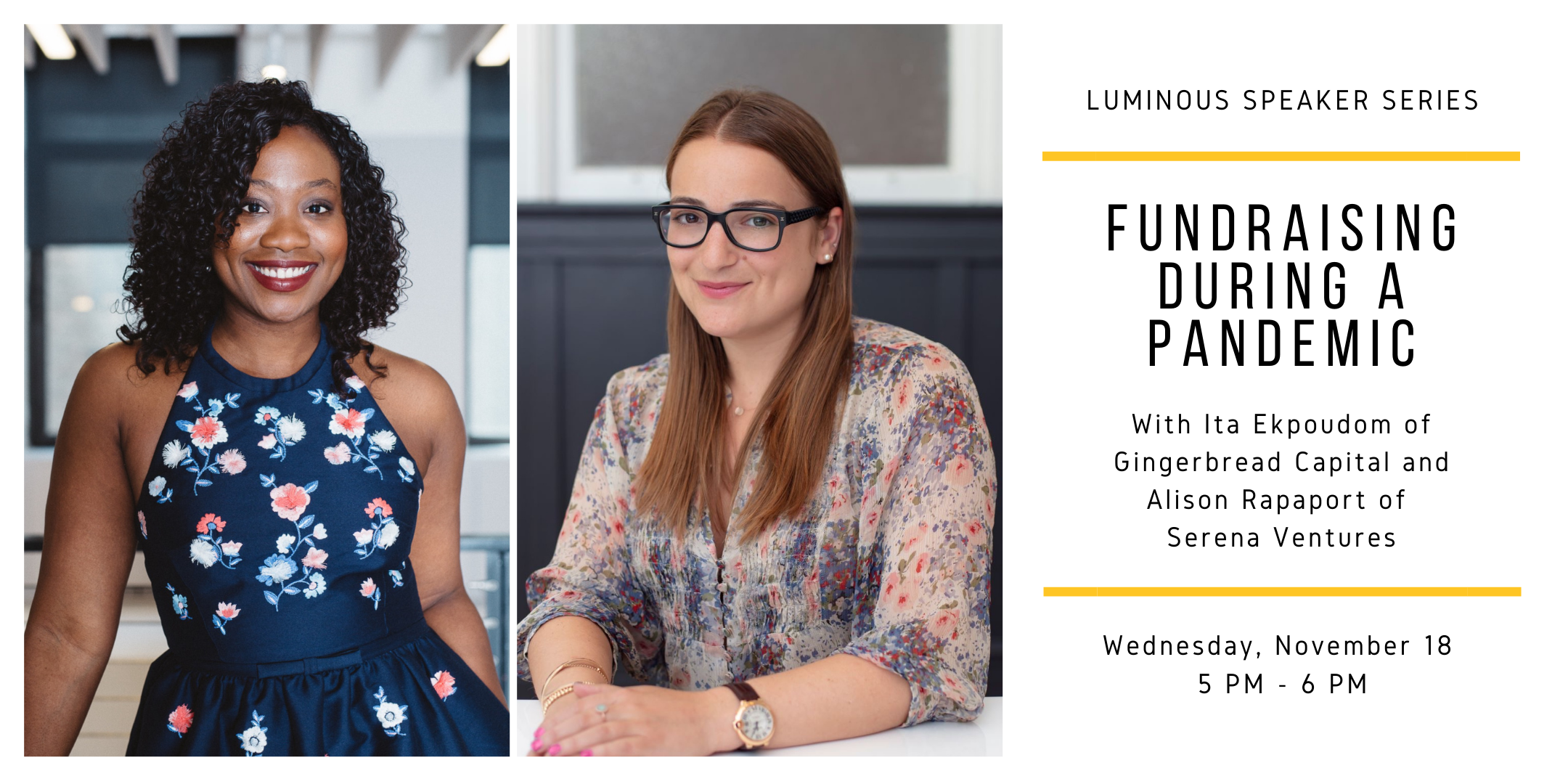 Luminous Speaker Series: Fundraising During a Pandemic